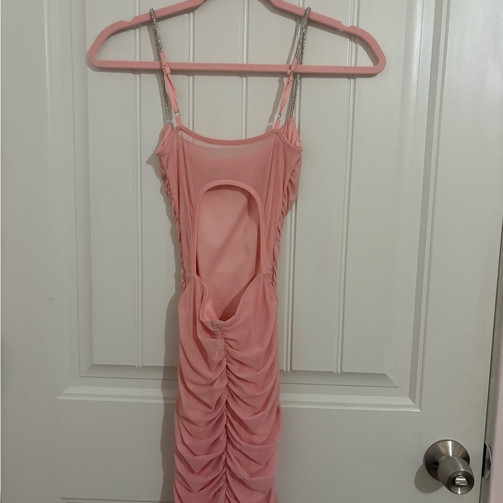 Lucy in the Sky Pink Mini Dress